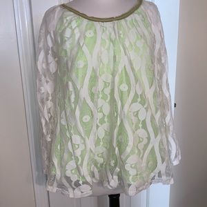 Lane Bryant 14/16W lace blouse